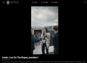 Live on the slopes Courchevel